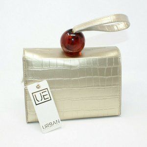 URBAN EXPRESSIONS Croc Embossed Metallic Top BAG